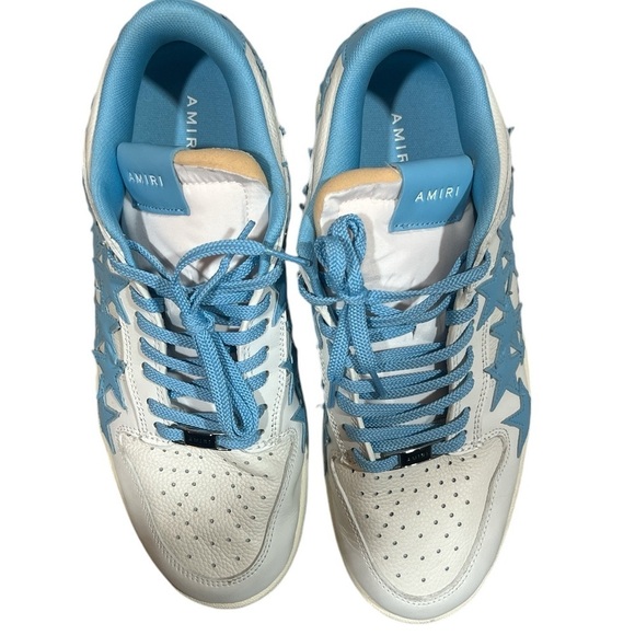 AMIRI
Blue & White Stars Low Sneakers - Picture 4 of 9